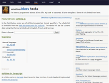 Tablet Screenshot of hacks.bluesmoon.info